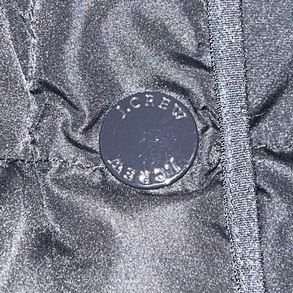 J Crew waterfowl feathers down jacket black puffer coat hooded size small - Picture 12 of 12